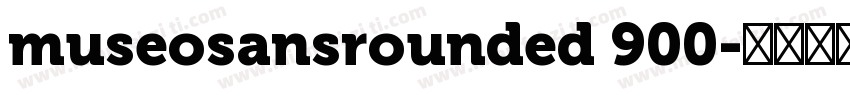 museosansrounded 900字体转换